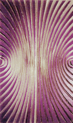 Dirk Hofacker Papierobjekt violett