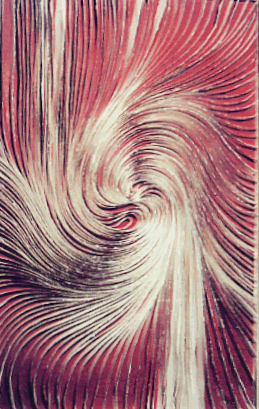 Dirk Hofacker Papierobjekt rot