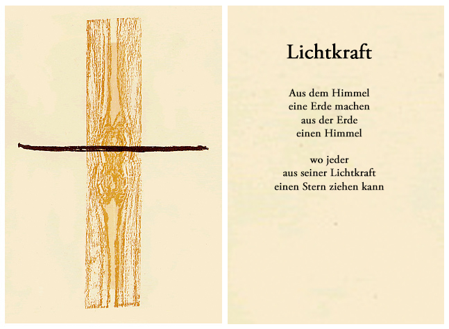 Rose Auslaender Dirk Hofacker Lichtkraft Lithographiezyklus