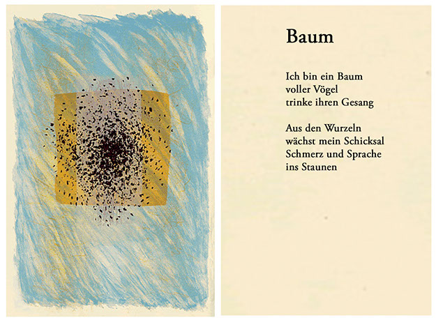 Rose Auslaender Dirk Hofacker Baum Lithographiezyklus